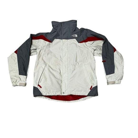 The North Face Men’s Small Ski Jacket Shell Gray Red - Picture 6 of 8